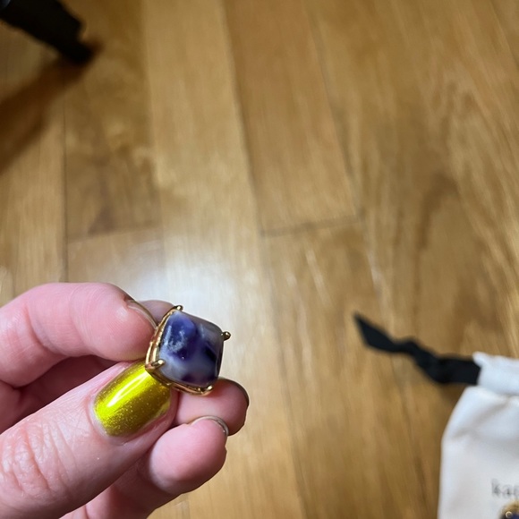 Light Purple Kate Spade Earrings - Picture 3 of 4